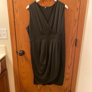 Elegant Black Sleeveless Dress 3x